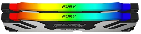 RAM Atmiņa Kingston Fury Renegade RGB, DDR5, 96 GB, 6400MHz, CL32 (KF564C32RSAK2-96)