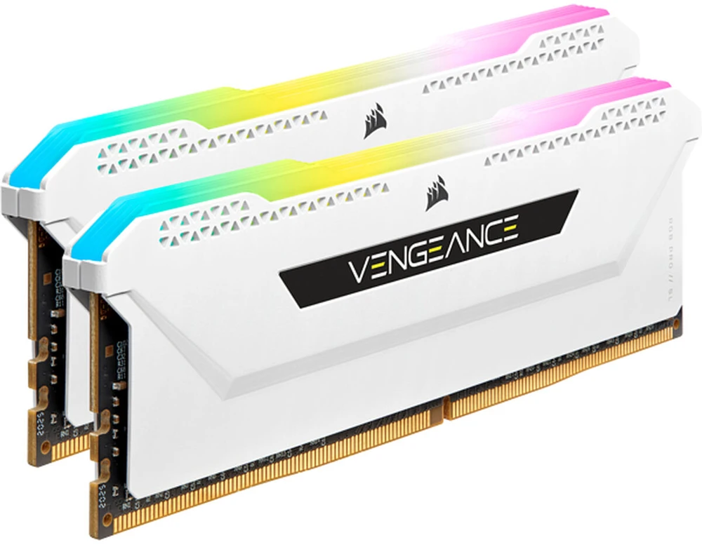 RAM DDR4 16GB PC 3200 CL16 CORSAIR VENGEANCE RGB komplektas (2x8GB) retail