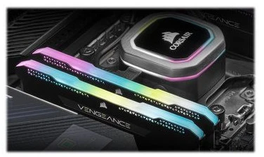 RAM DDR4 32GB PC 3200 CL16 CORSAIR KIT (2x16GB) VENGEANCE RGB mažmeninė pakuotė