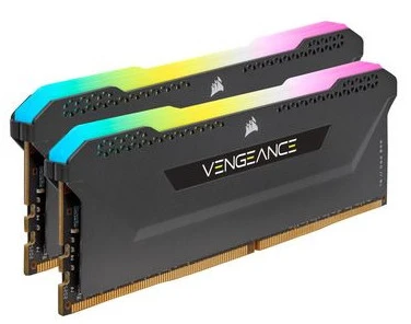 RAM DDR4 32GB PC 3200 CL16 CORSAIR KIT (2x16GB) VENGEANCE RGB mažmeninė pakuotė