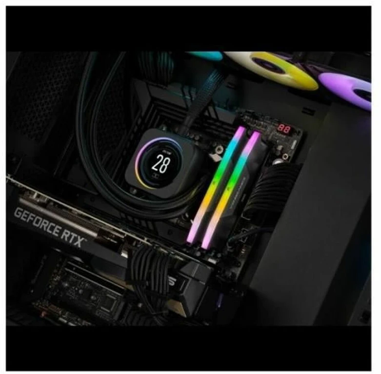 RAM DDR5 32GB PC 6200 CL36 CORSAIR komplekts (2x16GB) VENGEANCE RGB B mazumtirdzniecība