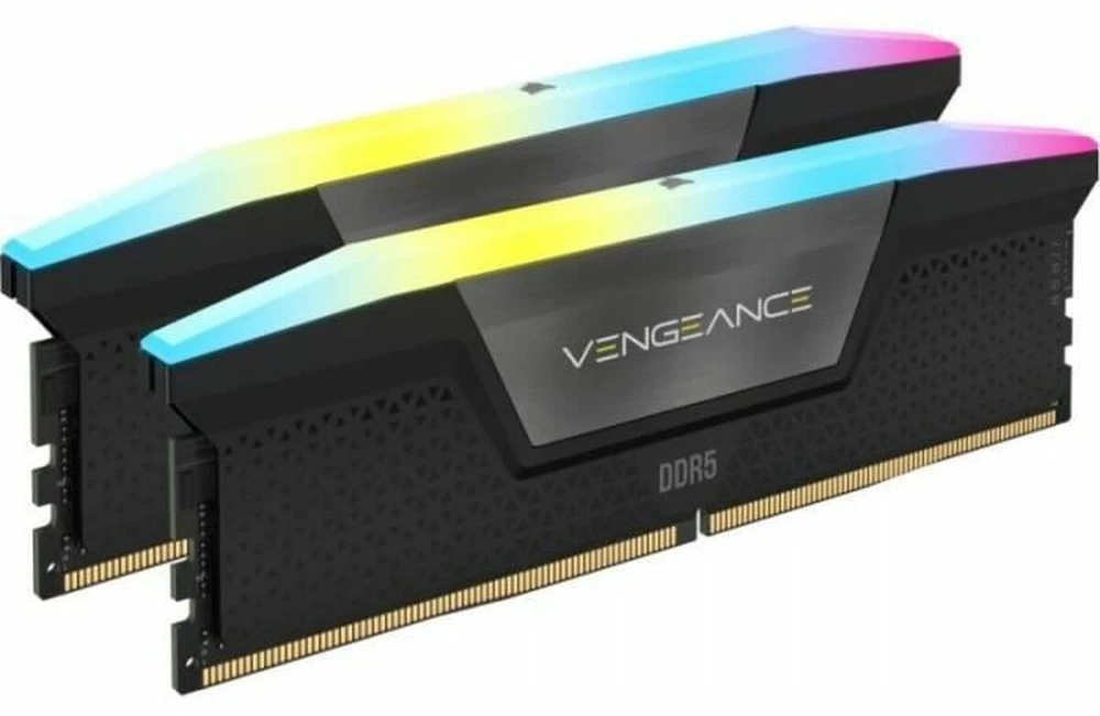 RAM DDR5 32GB PC 6200 CL36 CORSAIR komplekts (2x16GB) VENGEANCE RGB B mazumtirdzniecība