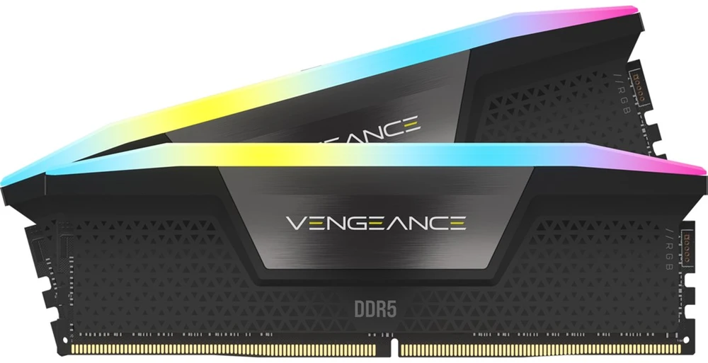 RAM DDR5 48GB PC 5600 CL40 CORSAIR KIT (2x24GB) VENGEANCE RGB b mažmeninė prekyba