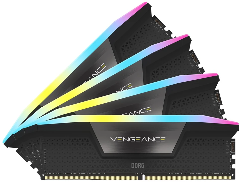 RAM DDR5 64GB PC 6600 CL32 CORSAIR KIT (4x16GB) VENGEANCE RGB B retail