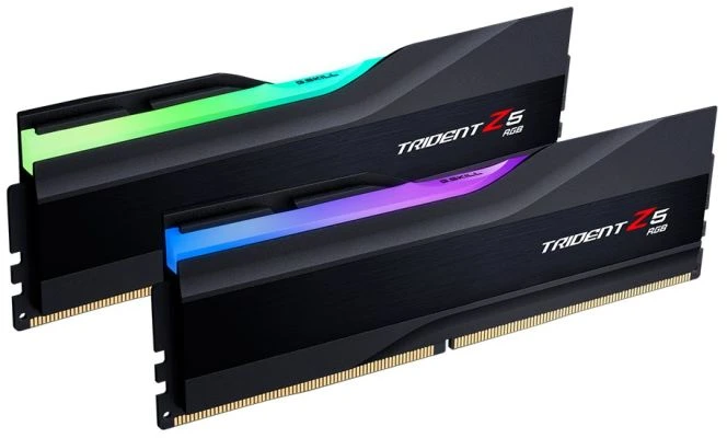 RAM G.Skill Trident Z5 RGB, DDR5-6000, CL36 - 32 GB Dual-Kit, Juodas