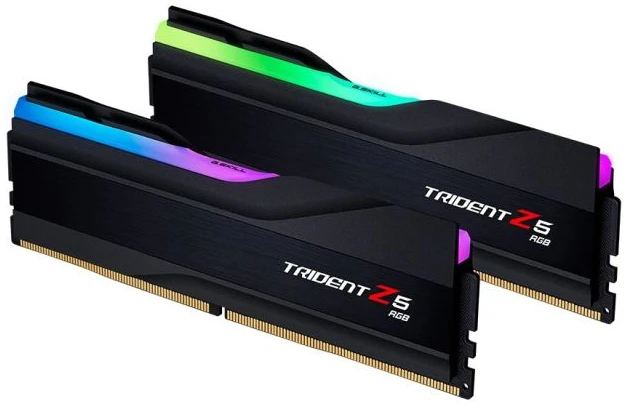RAM G.Skill Trident Z5 RGB, DDR5-6000, CL36 - 32 GB Dual-Kit, Juodas