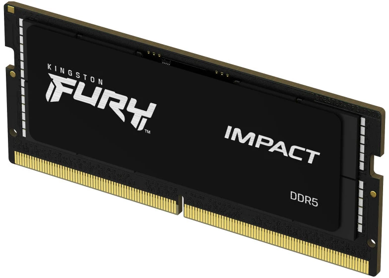 RAM Kingston DDR5 SODIMM Fury Impact 16 GB (2 * 8 GB) / 4800 CL38 atmintis
