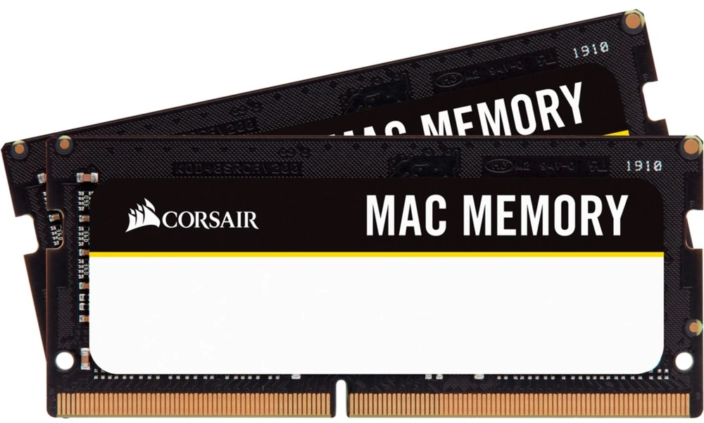 RAM SO DDR4 32GB PC 2666 CL18 CORSAIR komplekts (2x16GB) Apple kvalitāte mazumtirdzniecībā