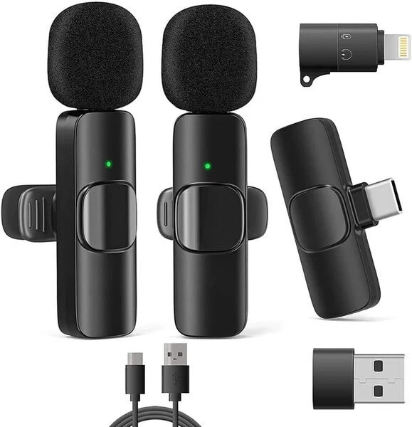 RealPower HS-1, Belaidė mikrofono sistema, 2 mikrofonai, 1 imtuvas