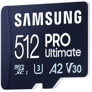 Samsung Pro Ultimate Micro SDXC atminties kortelė 512 GB Class 10 UHS-I/U3 A2 V30 (MB-MY512SA/WW)