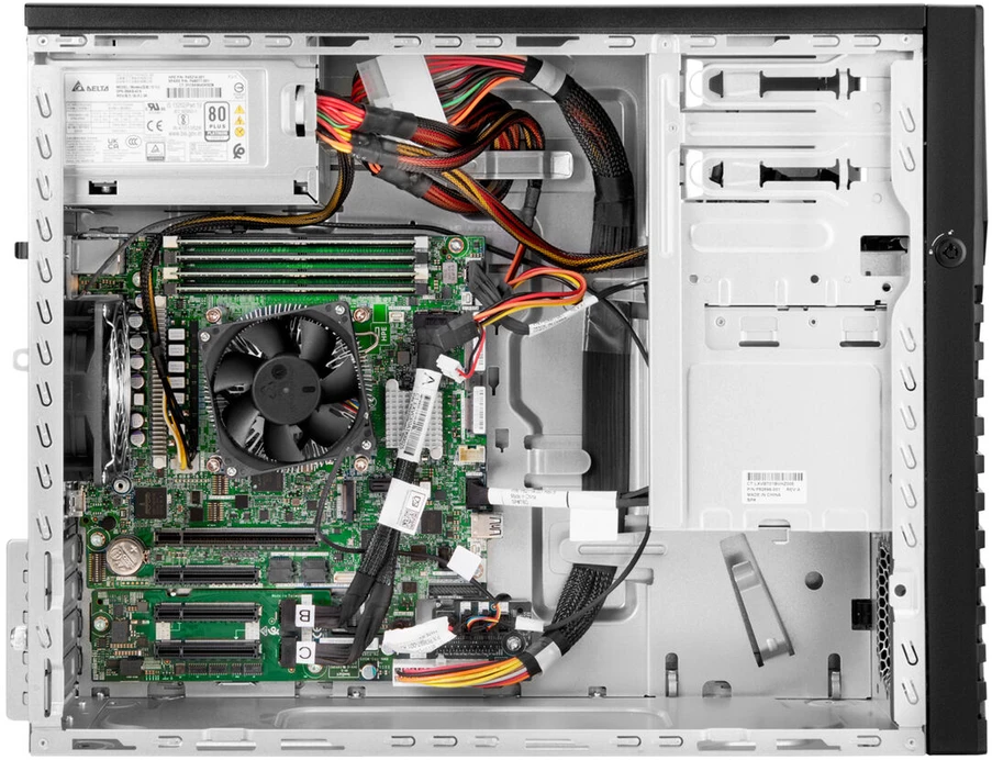 Serveris Hewlett Packard (HP) HPE ProLiant ML30 Gen11 E-2414 2.6GHz 4c 1P 32GB-DR 4LFF-NHP VROC 2x1TB SATA HDD 350W PS EU Server