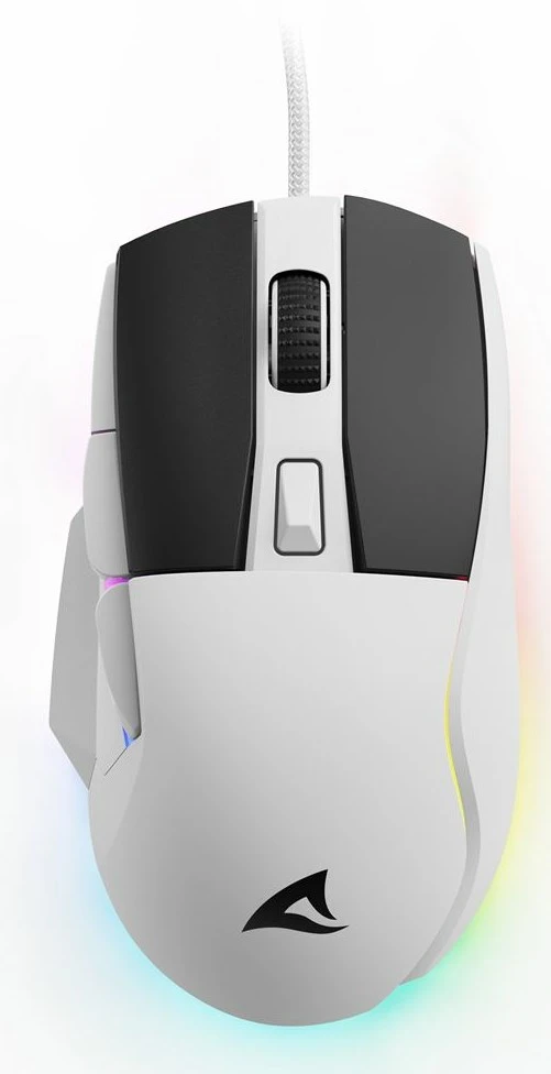 Sharkoon Pelė Shark SGM35 Optisch 6 mygtukai 6.400 DPI wei