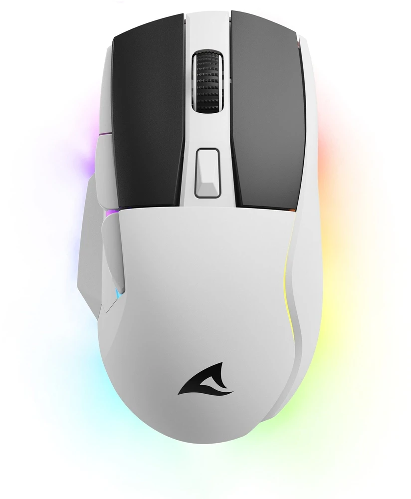 Sharkoon Pelė Shark SGM50W Optisch 6 mygtukai 6.400 DPI wei