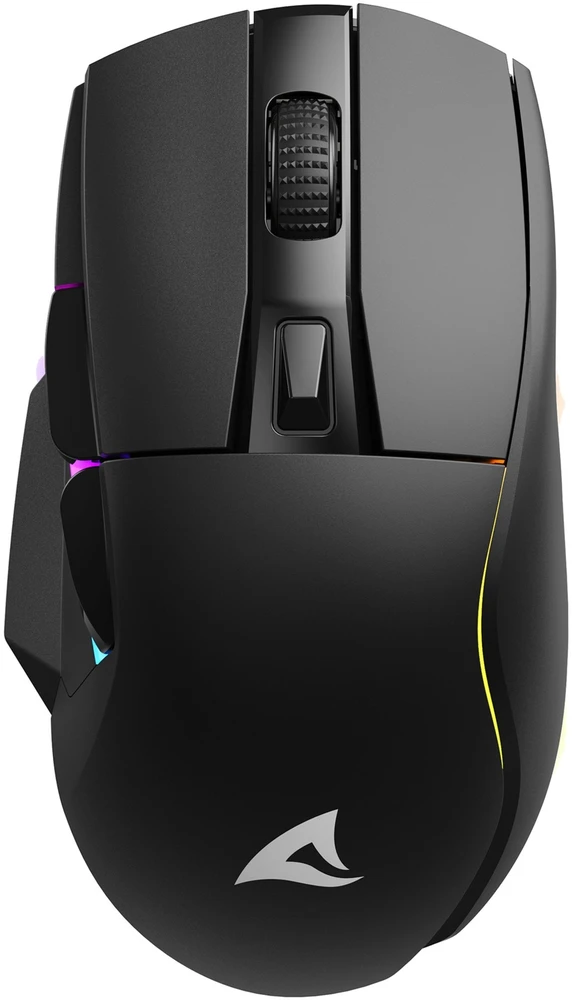 Sharkoon Pelė Shark SGM50W Optisch 6 mygtukai 6.400 DPI schw
