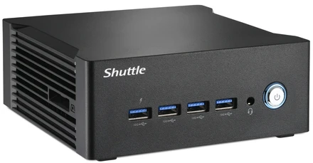 Shuttle Nano kompiuteris NA10H 1L Juodas 8845HS 3,8 GHz
