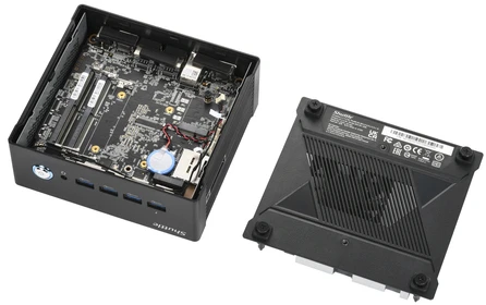 Shuttle Nano kompiuteris NA10H 1L Juodas 8845HS 3,8 GHz