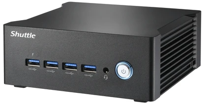 Shuttle Nano kompiuteris NA10H 1L Juodas 8845HS 3,8 GHz