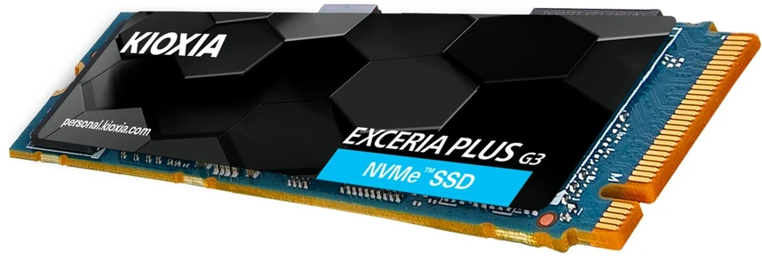 M.2 SSD - Kioxia Exceria Plus G3 1 TB PCIe 4.0 5000 MB/s Skaitymas 3900 MB/s Rašymas