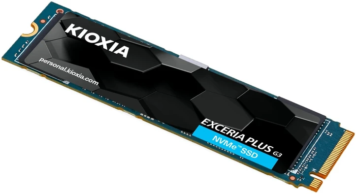 M.2 SSD - Kioxia Exceria Plus G3 1 TB PCIe 4.0 5000 MB/s Skaitymas 3900 MB/s Rašymas