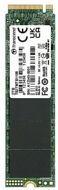 SSD diskas Transcend 110S 2TB M.2 2280 PCI-E x4 Gen3 NVMe (TS2TMTE110S)