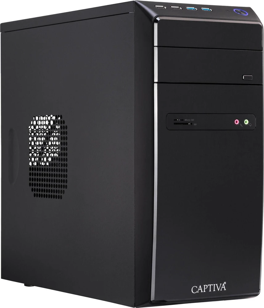 Stacionarus kompiuteris Captiva Power Starter PC R64-120 R5-5600G 16GB/500GB SSD W11