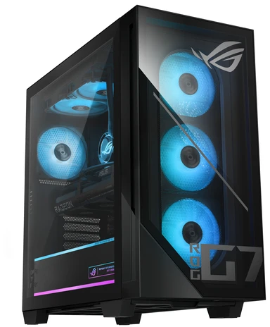 Stacionarus kompiuteris Kompiuteris Asus ASUS ROG G700 GM700TZ-R9800X283W AMD Ryzen™ 7 9800X3D 32 GB DDR5-SDRAM 2 TB SSD AMD Radeon RX 9070 XT Windows 11 Home Tower PC Juodas