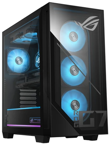 Stacionarus kompiuteris Kompiuteris Asus ASUS ROG G700 GM700TZ-R9800X283W AMD Ryzen™ 7 9800X3D 32 GB DDR5-SDRAM 2 TB SSD AMD Radeon RX 9070 XT Windows 11 Home Tower PC Juodas