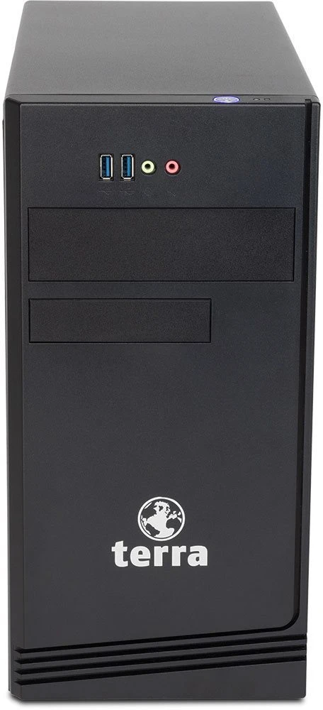Stacionarus kompiuteris Wortmann Kompiuteris Accra TERRA PC-HOME 4000 Intel® Core™ i3 i3-14100 8 GB DDR5-SDRAM 500 GB SSD Windows 11 Home Mini Tower Juodas