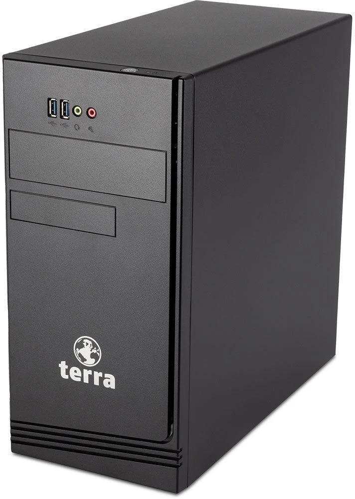 Stacionarus kompiuteris Wortmann Kompiuteris Accra TERRA PC-HOME 4000 Intel® Core™ i3 i3-14100 8 GB DDR5-SDRAM 500 GB SSD Windows 11 Home Mini Tower Juodas