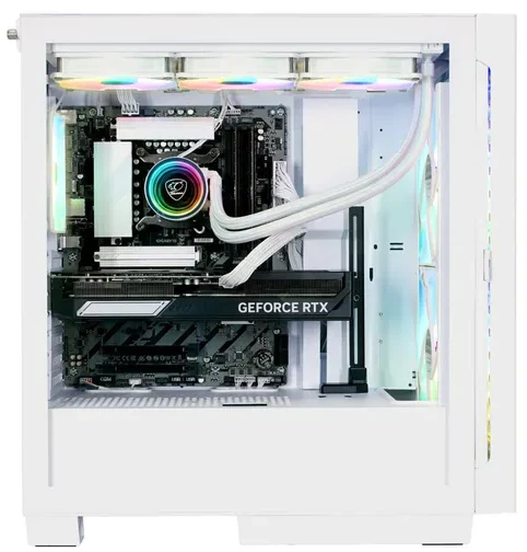Stacionarus kompiuteris Žaidimų kompiuteris Hyrican COUGAR AIRFACE ECO WT (7548) Ryzen 7 9800X3D vandens aušinimas 64GB/2TB SSD RTX 5080 Win11