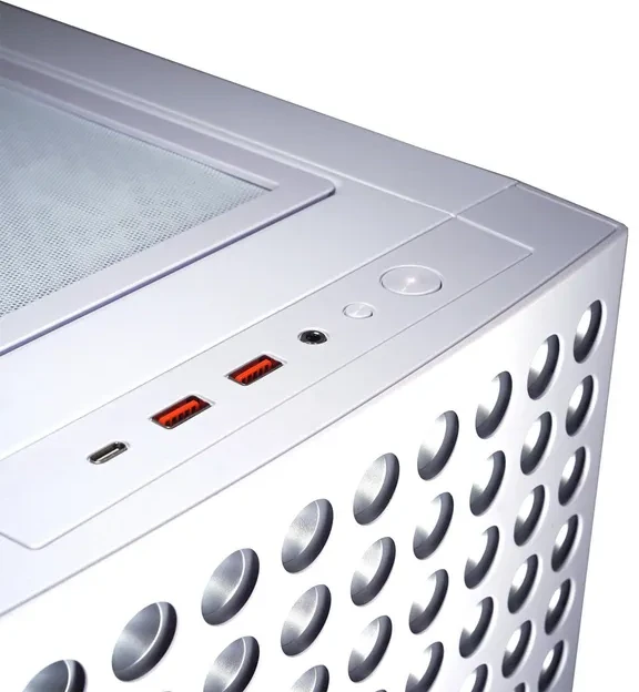 Stacionarus kompiuteris Žaidimų kompiuteris Hyrican COUGAR AIRFACE ECO WT (7548) Ryzen 7 9800X3D vandens aušinimas 64GB/2TB SSD RTX 5080 Win11