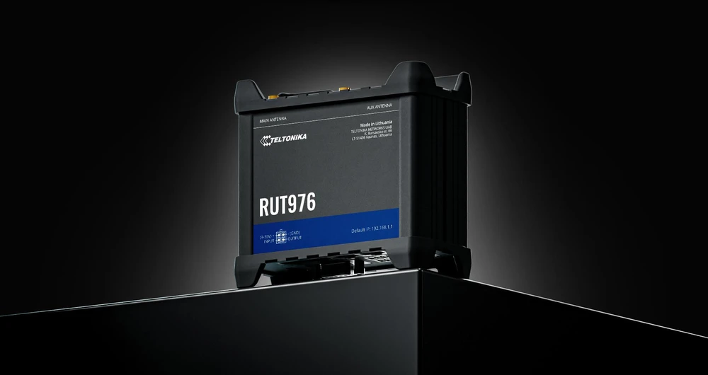 Maršrutizatorius TELTONIKA IOT ROUTER RUT976 5G REDCAP SERIAL