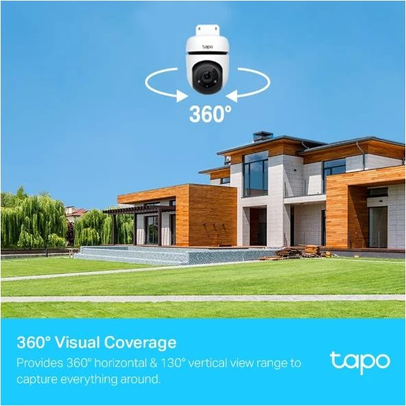 TP-LINK | Pan/Tilt Security WiFi kamera | TC40 | Kupolas | 2 MP | 3 mm | IP65 | H.264 | Micro SD, maks. 512 GB