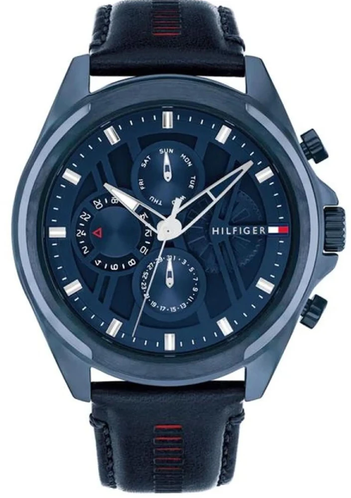 Laikrodis TOMMY HILFIGER 1710655. Kvarcas, Spalva mėlyna. Žmogus.