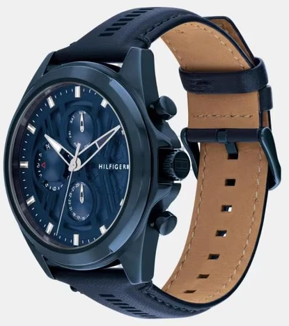 Laikrodis TOMMY HILFIGER 1710655. Kvarcas, Spalva mėlyna. Žmogus.