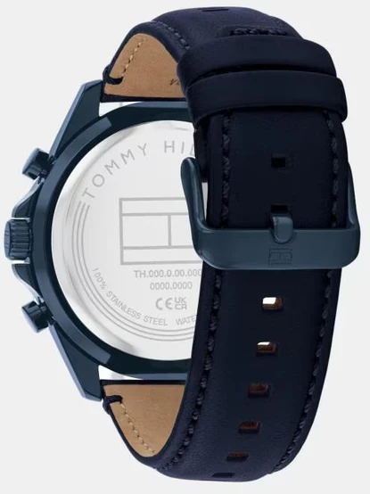 Laikrodis TOMMY HILFIGER 1710655. Kvarcas, Spalva mėlyna. Žmogus.