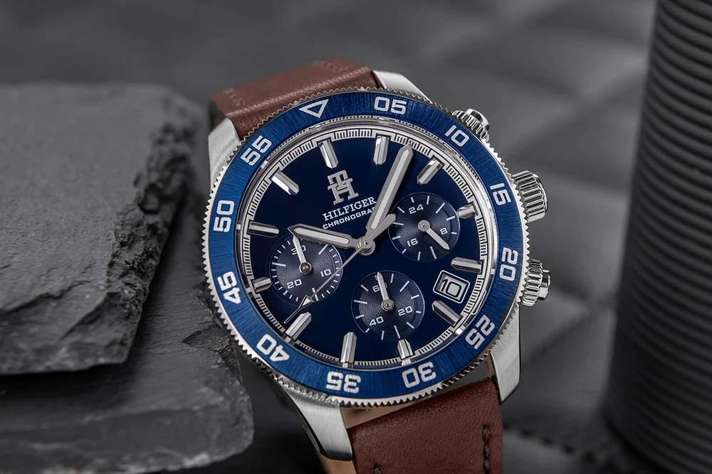 Laikrodis TOMMY HILFIGER 1792163. Kvarcas, Spalva mėlyna. Žmogus.