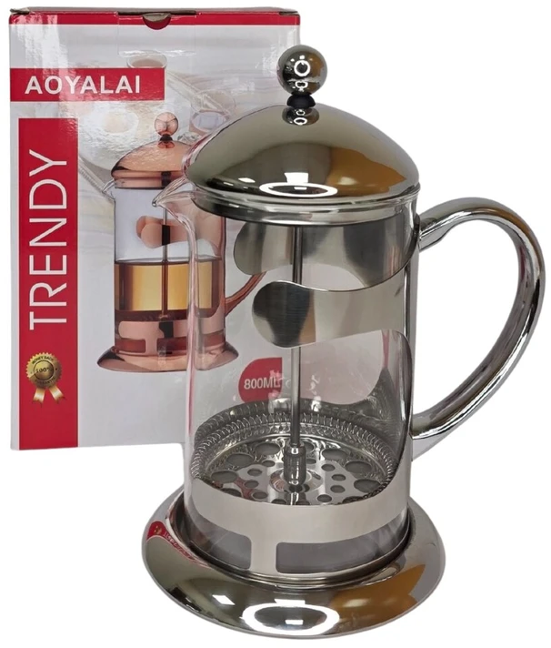 Virdulys Kavinukas/arbatinukas nuspaudžiamas 800ml MY-M10