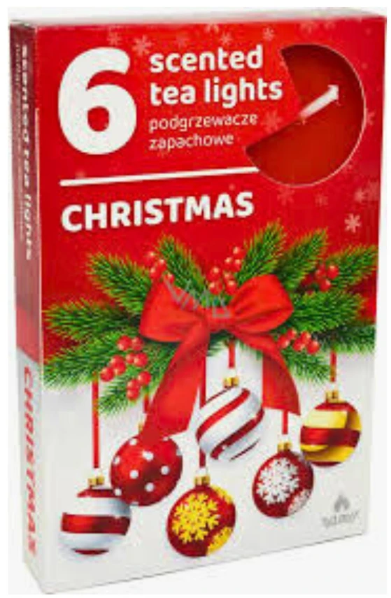 Admit Arbatinės žvakės kvepiančios Christmas 6vnt
