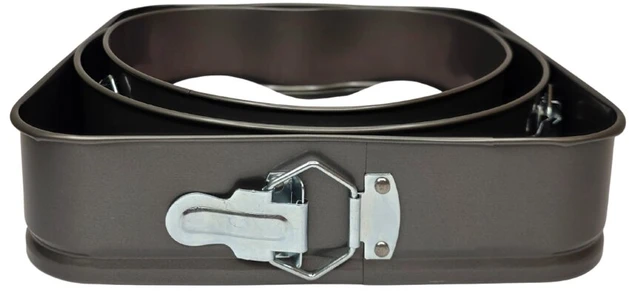 Metalinės kepimo formos atidaromos 3vnt 28cm,26cm,24cm 506