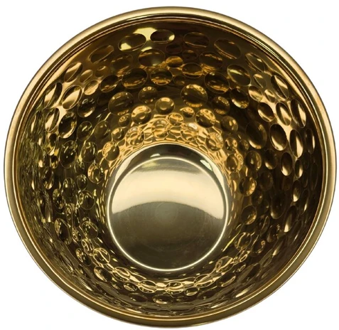 Metalinis dubuo aukso spalvos 18cm 3397-18