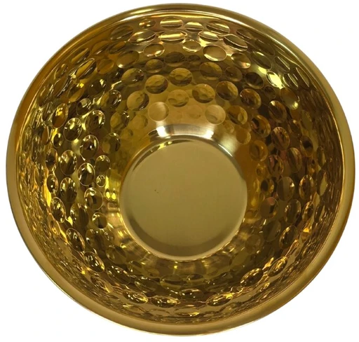 Metalinis dubuo aukso spalvos 20cm 3397-20