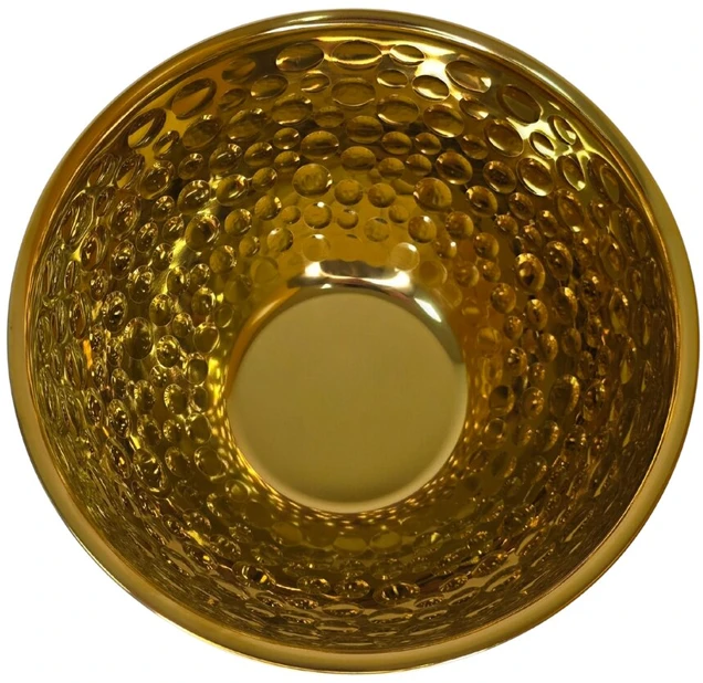 Metalinis dubuo aukso spalvos 22cm 3397-22