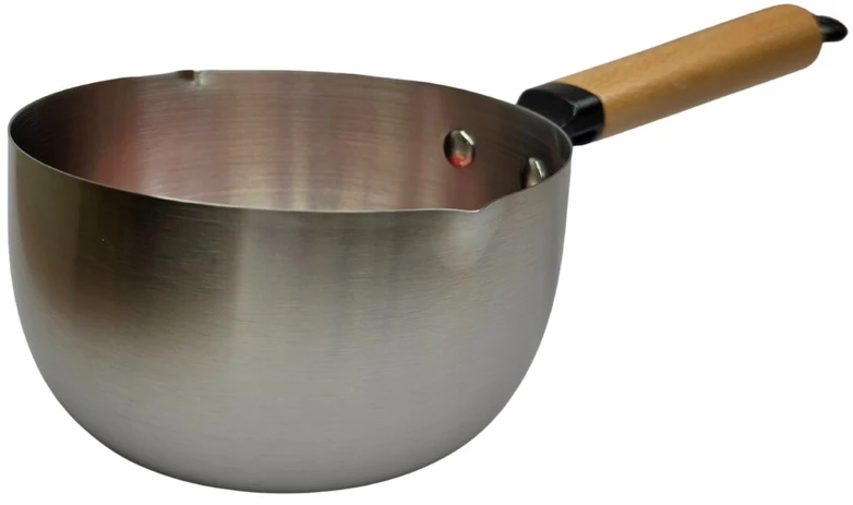 Metalinis prikaistuvas su medine rankena 16cm 9748-16