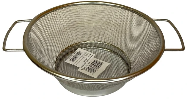 Metalinis sietelis su rankenomis 19cm 510