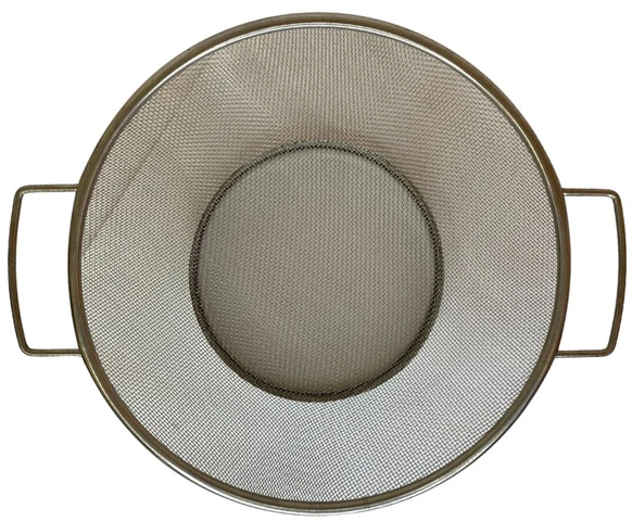 Metalinis sietelis su rankenomis 22cm 511