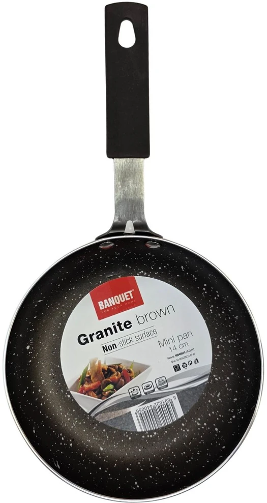 Mini keptuvė BANQUET Granite Brown 14x3cm