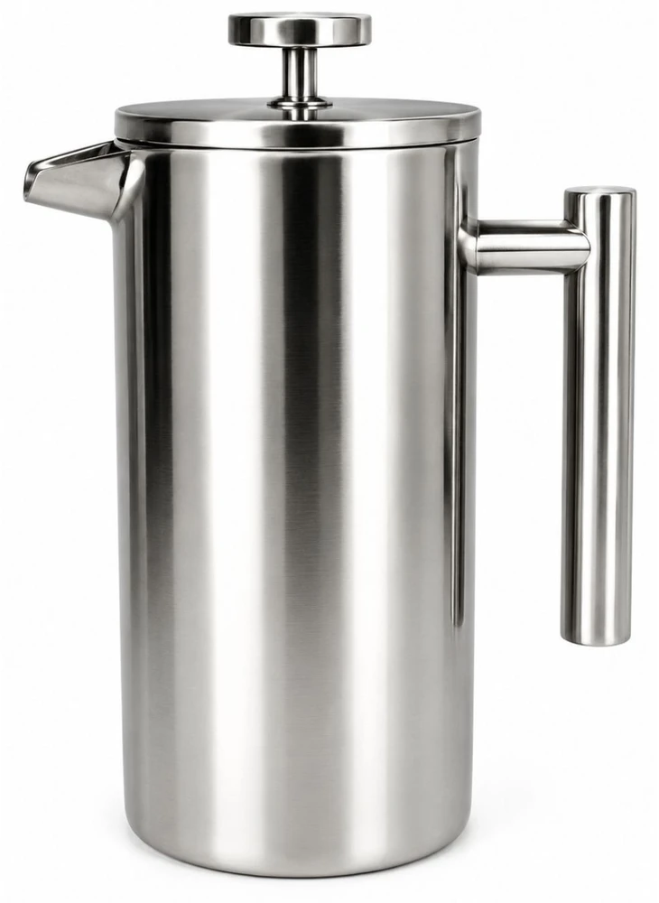 Virdulys Nerūdijančio plieno arbatinukas su nuspaudžiamu sieteliu 800ml