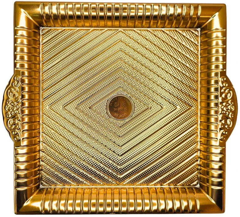 Plastikinis padėklas su dangteliu 1vnt užkandžiams 36,5 x 33 x 6 cm
