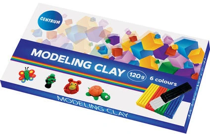 Plastilinas CENTRUM, 6 spalvos